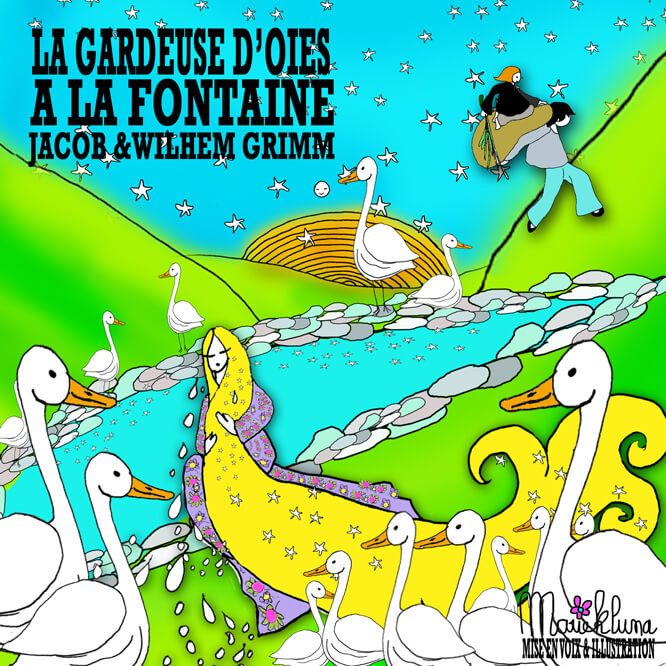 La Gardeuse D Oies à La Fontaine